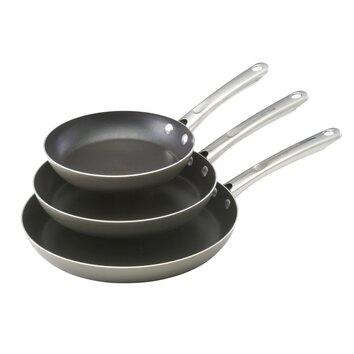 Farberware Aluminum 3 Piece Nonstick Skillet Set