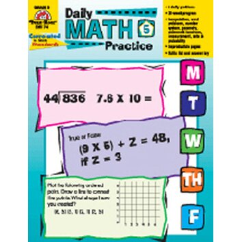 Daily Math Practice Grade 5 Book