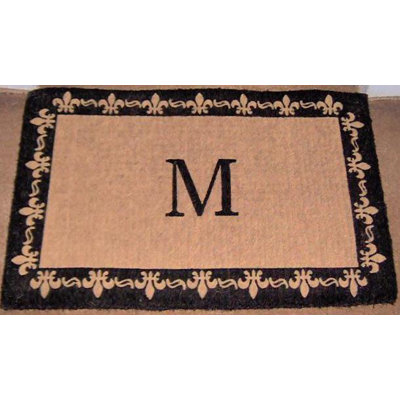 Geo Crafts Inc Tuffcor Panama Fleur De Lis Doormat | geo crafts monogram doormat reviews wayfair Geo Crafts Inc Tuffcor Panama Fleur De Lis Doormat | geo crafts monogram doormat reviews wayfair