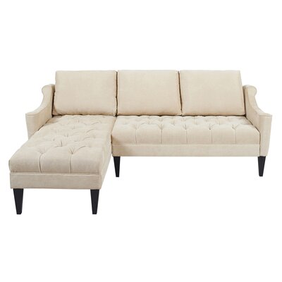 Jennifer Taylor Riley Reversible Chaise Sectional Sofa