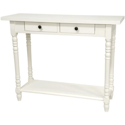 Oriental Furniture Foyer Console Table with 2 Drawers OFN3573