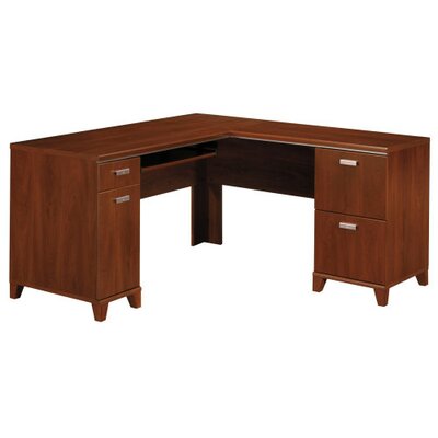 Bush Industries Tuxedo L-Shape Desk with Hutch & Reviews ...