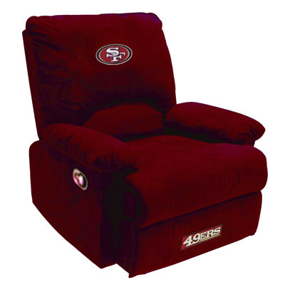 San Francisco 49ers red recliner