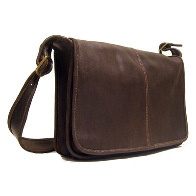 le donne leather messenger bag