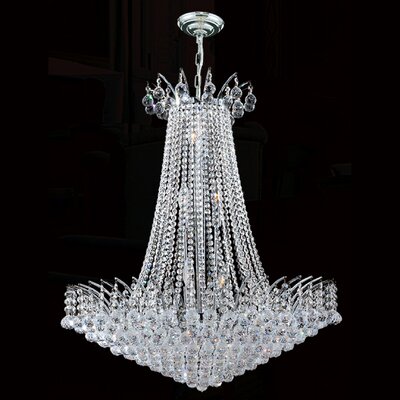 Empire 16 Light Crystal Chandelier by Worldwide Lighting