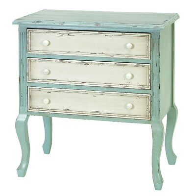Woodland Imports Wooden 3 Drawer Chest