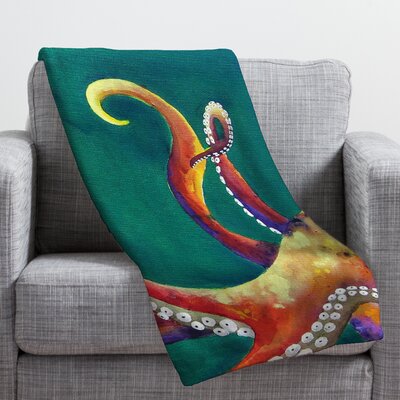 mardi gras fleece blanket