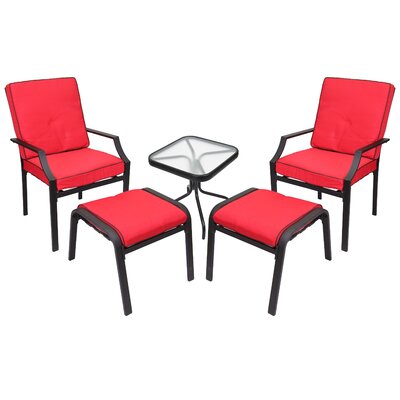Sanoma 5 Piece Seating Group with Cushions