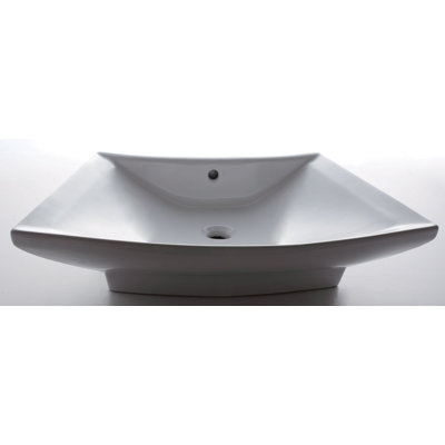EAGO Porcelain Bathroom Sink with Single Hole & Reviews Wayfair