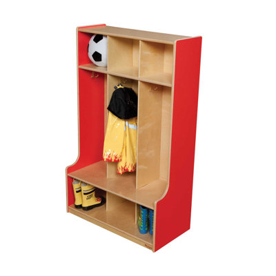 Wood Designs 1 Tier 3-Section Seat Locker Locker 5100