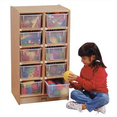 Jonti-Craft Tray Mobile 10 Compartment Cubby Jonti Craft