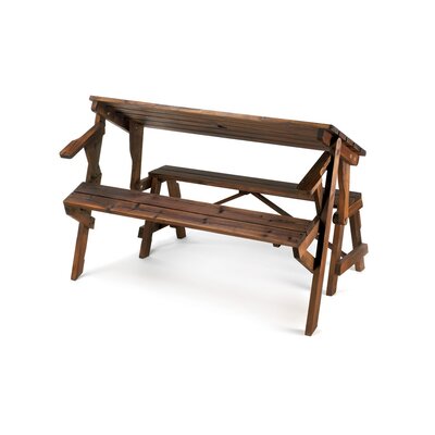 Zingz &amp; Thingz Transforming Wood Garden Bench &amp; Picnic 