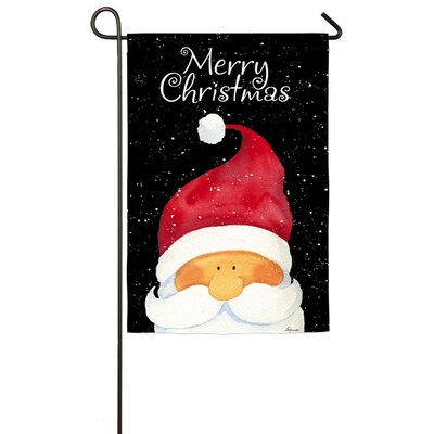 Evergreen Flag & Garden Holly Jolly Santa Garden Flag & Reviews | Wayfair