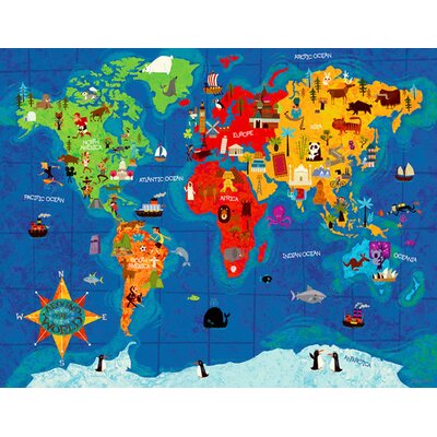 Big Wide World Canvas Art | Wayfair