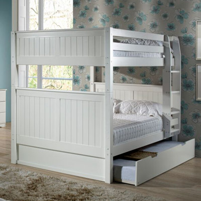 Camaflexi Traditional Full Bunk Bed With Twin Trundle C162 Camaflexi Traditional Full Bunk Bed With Twin Trundle C162 Cflx1201