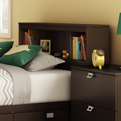 South Shore Karma Bookcase Headboard 900