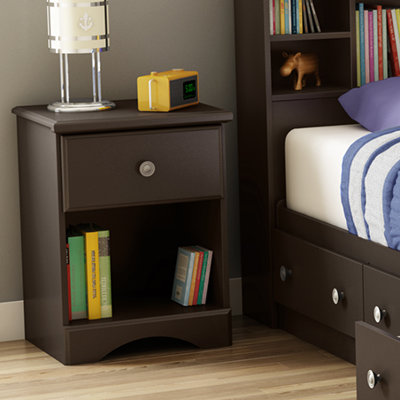 South Shore Morning Dew 1 Drawer Nightstand 9016062
