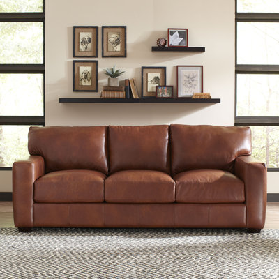 Birch Lane BL8480 Pratt Leather Sofa