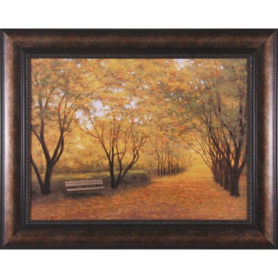 Art Effects Autumn Gold by Diane Romanello Framed Painting Print ...