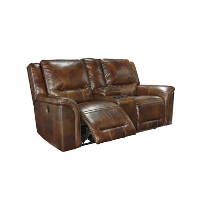 Signature Design by Ashley GNT7535 Jayron Double Reclining Console Loveseat
