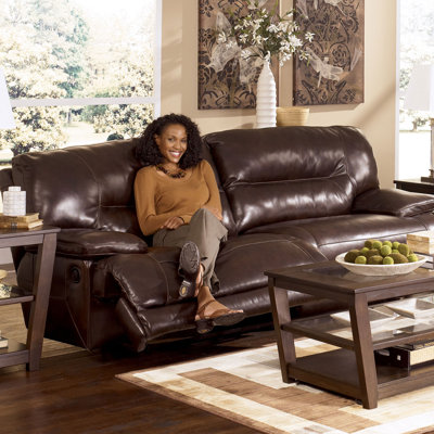 Signature Design by Ashley GNT2244 Venice Leather Reclining Sofa