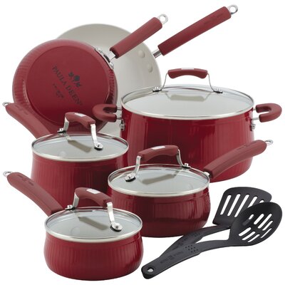 Paula Deen Aluminum Nonstick 12 Piece Cookware Set ...