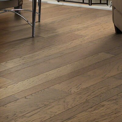 Shaw Floors Nashville Random Width Engineered Hickory Hardwood Flooring in Trolley \u0026 Reviews 