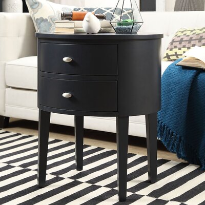 Kingstown Home Christoff 2 Drawer Nightstand