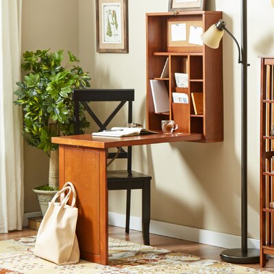 Andover Mills Wall Mounted Fold Up Desk & Reviews | Wayfair