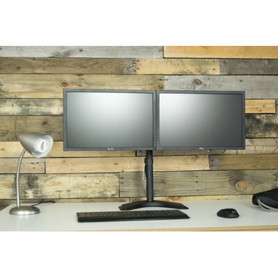 vivo dual lcd monitor free standing desk mount