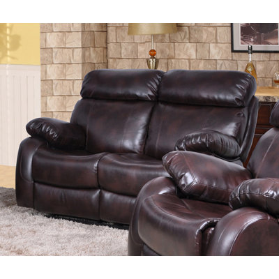 Beverly Fine Furniture QRMG1003 Omaha Reclining Loveseat