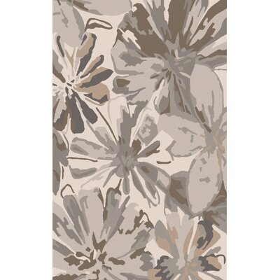 Surya Athena Charcoal/Gray Floral Area Rug & Reviews | Wayfair