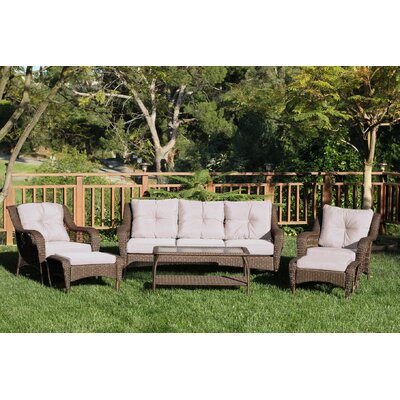 Darby Home Co 6 Piece Seating Group with Cushions