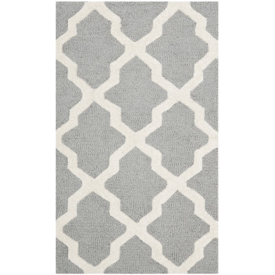 Langley Street Emilia Silver & Light Blue Area Rug Emilia Rug