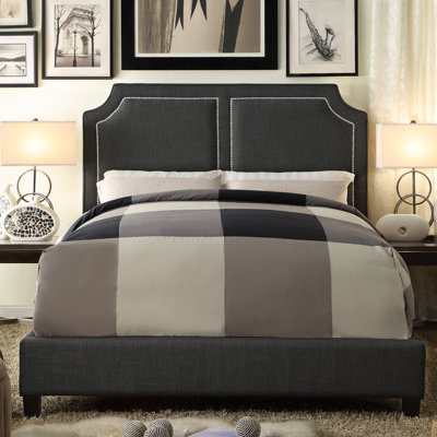 upholstered sanibel queen platform bed mulhouse furniture