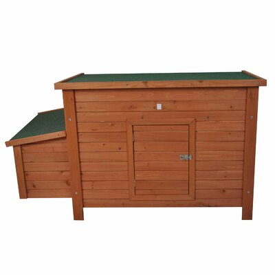 poultry hutch chicken coop with nesting box by