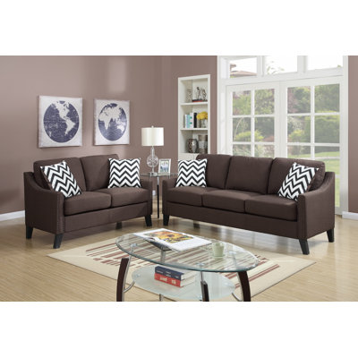 Infini Furnishings IFIN1067 Sofa and Loveseat Set