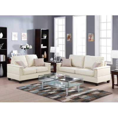 Infini Furnishings IFIN1068 Sofa and Loveseat Set