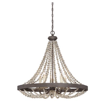 Mallory 5 Light Pendant by Savoy House