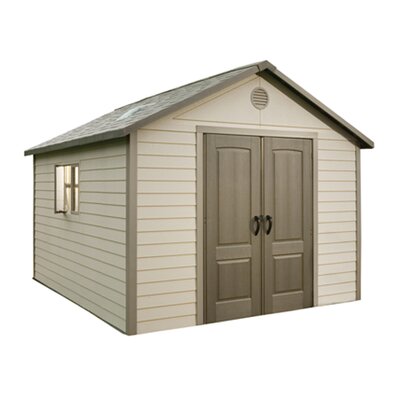 Lifetime 10 Ft. W x 13 Ft. D Plastic Storage Shed &amp; Reviews Wayfair