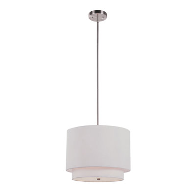 TransGlobe Lighting Alanna 3 Light Drum Pendant PND 801