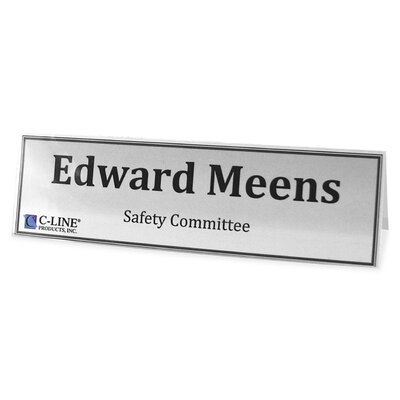 Name Tents with Holder by C LINE PRODUCTS, INC