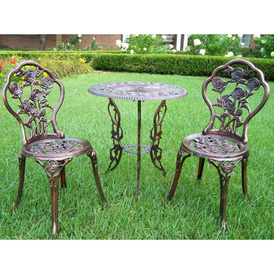 Oakland Living Rose 3 Piece Bistro Set & Reviews | Wayfair Oakland Living Rose 3 Piece Bistro Set & Reviews | Wayfair on Oakland Living Bistro Set id=51661
