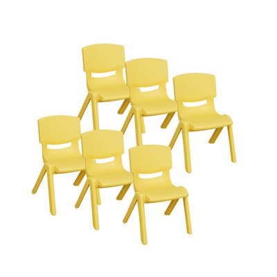 ECR4kids Resin Kids Chair (Set of 6) ELR 15401