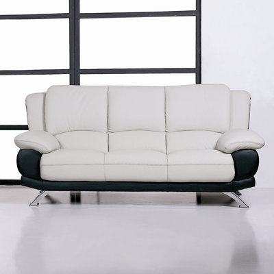 Hokku Designs BVF1215 Caelyn Leather Sofa
