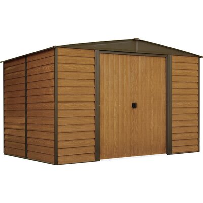 Dallas Euro 10 Ft. W x 6 Ft. D Steel Storage Shed by Arrow