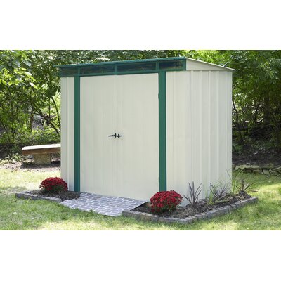 Arrow EuroLite 8 Ft. W x 4 Ft. D Steel Lean-To Shed &amp; Reviews 