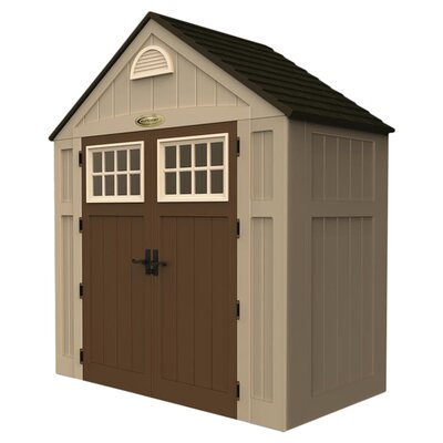 Suncast Alpine 7 Ft. W x 3 Ft. D Resin Storage Shed &amp; Reviews ...