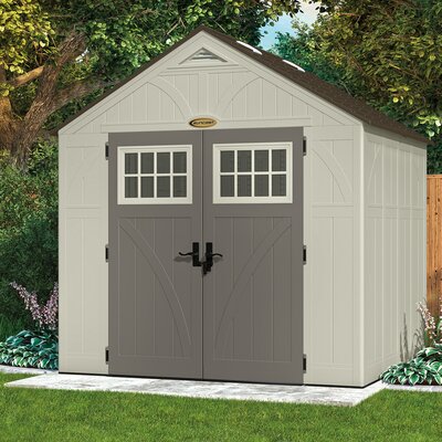 Tremont 8 Ft. W x 7 Ft. D Resin Storage Shed by Suncast