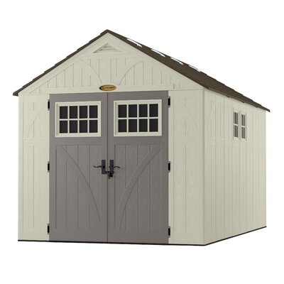 Suncast Tremont 8 Ft. x 13 Ft. D Resin Storage Shed 